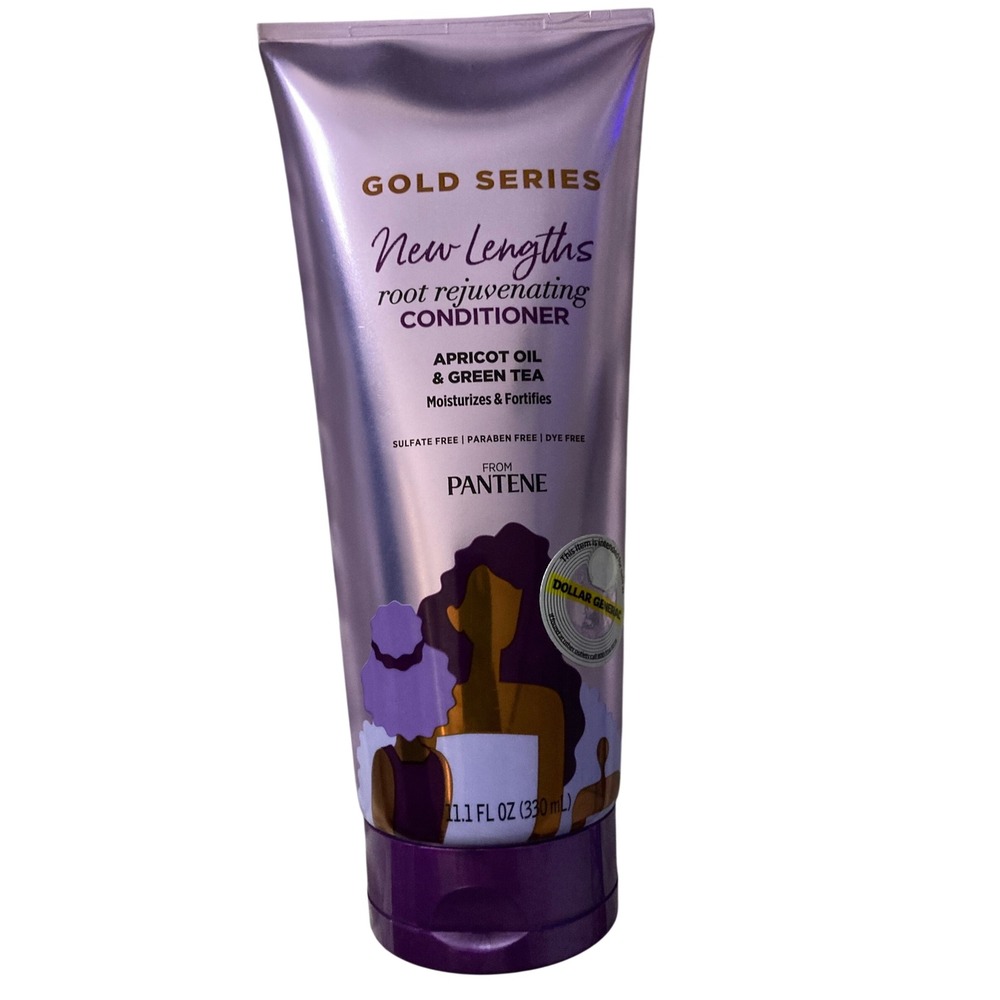 Pantene Gold Series New Lengths Root Rejuvenating Conditioner 11.1 oz Apricot
